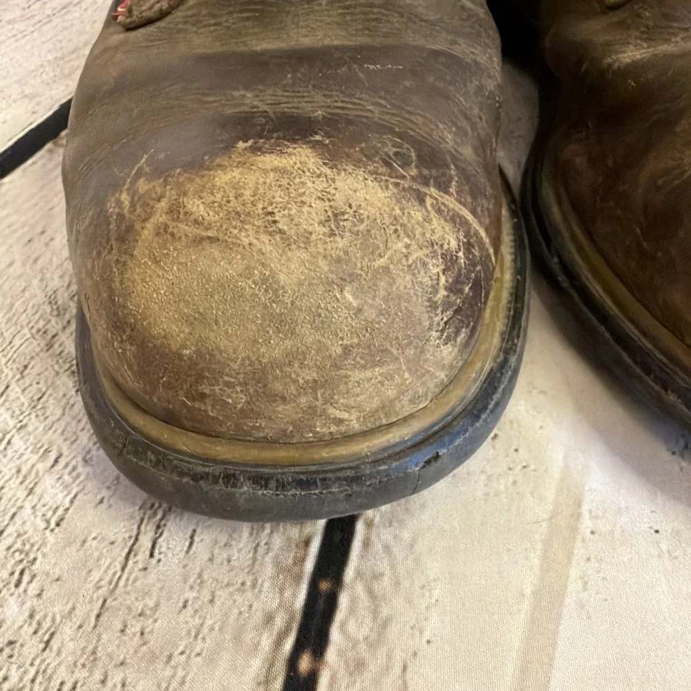 Red Wing Shoes Steel Toe Working Boots Men's Sz 10 EE 4200 Waterproof READ